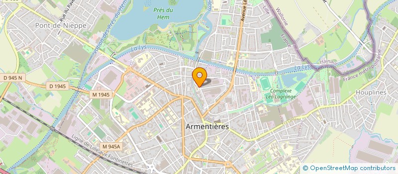 localisation de l'entreprise MADAME EMMA LAGADEUC  ARMENTIERES