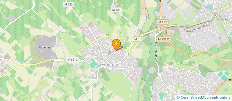 localisation de l'entreprise MADAME EMMA LAHMI  LAVERUNE