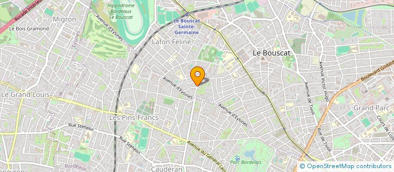 localisation de l'entreprise MADAME EMMA LANCEAU  LE BOUSCAT