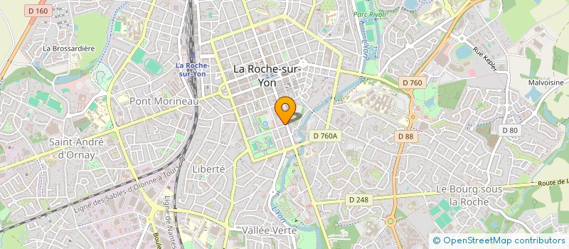 localisation de l'entreprise MADAME EMMA LAPORTE  LA ROCHE-SUR-YON