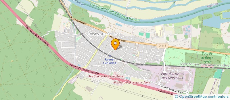 localisation de l'entreprise MADAME EMMA LAURE NADINE YAMGA PEZEMO  ROSNY-SUR-SEINE