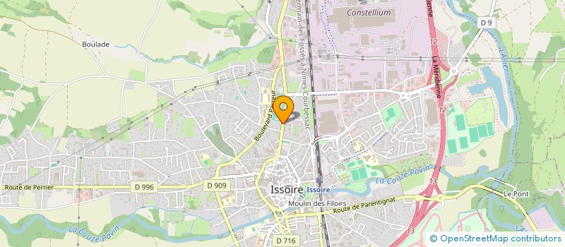 localisation de l'entreprise MADAME EMMA LAURENT  ISSOIRE