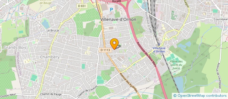 localisation de l'entreprise MADAME EMMA LAVILLE  VILLENAVE-D'ORNON