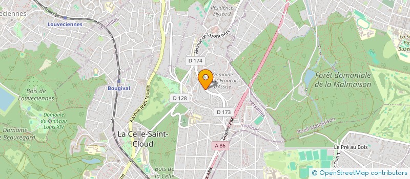 localisation de l'entreprise MADAME EMMA LAZARUS  LA CELLE-SAINT-CLOUD