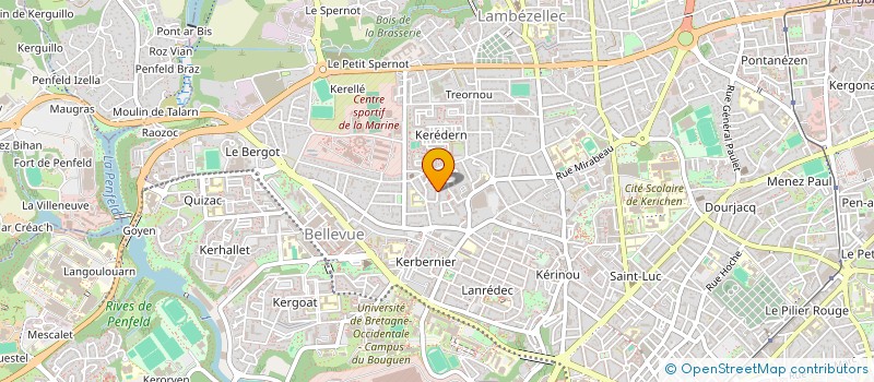 localisation de l'entreprise MADAME EMMA LE BRUN à BREST