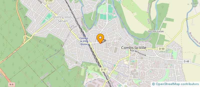 localisation de l'entreprise MADAME EMMA LE GALL  COMBS-LA-VILLE