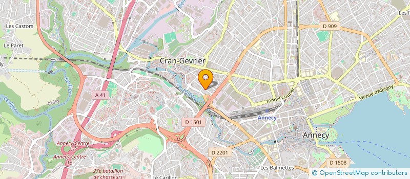 localisation de l'entreprise MADAME EMMA LE GOFF à ANNECY