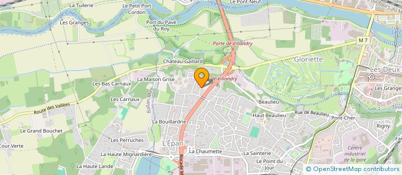 localisation de l'entreprise MADAME EMMA LECOQ  JOUE-LES-TOURS