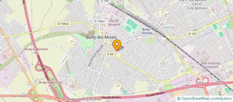 localisation de l'entreprise MADAME EMMA LEGRAND  BULLY-LES-MINES