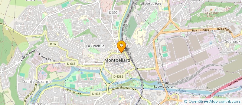 localisation de l'entreprise MADAME EMMA LEHAIRE à MONTBELIARD