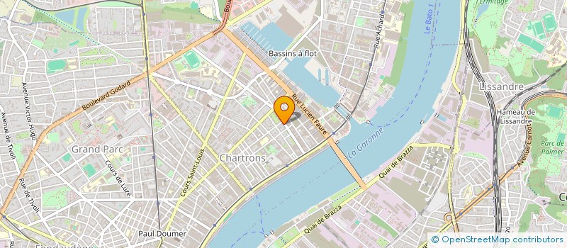 localisation de l'entreprise MADAME EMMA LEMAITRE  BORDEAUX