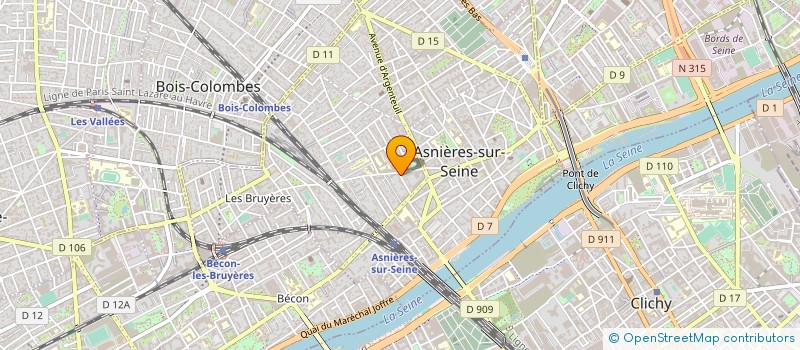 localisation de l'entreprise MADAME EMMA LETORD à ASNIERES-SUR-SEINE