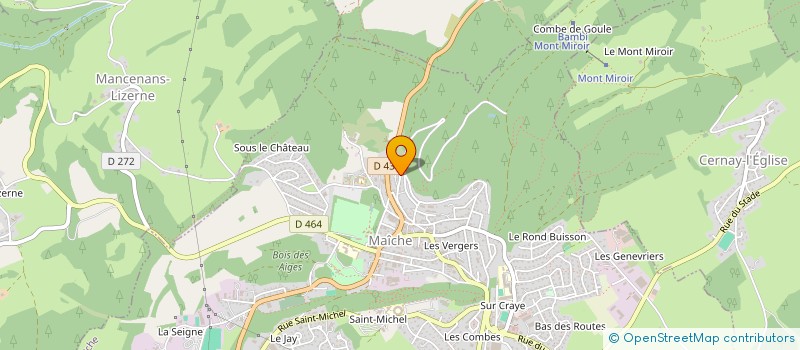 localisation de l'entreprise MADAME EMMA LEVEQUE  MAICHE