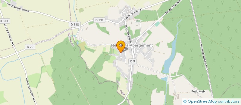 localisation de l'entreprise MADAME EMMA LIEGEON  NEUBLANS-ABERGEMENT