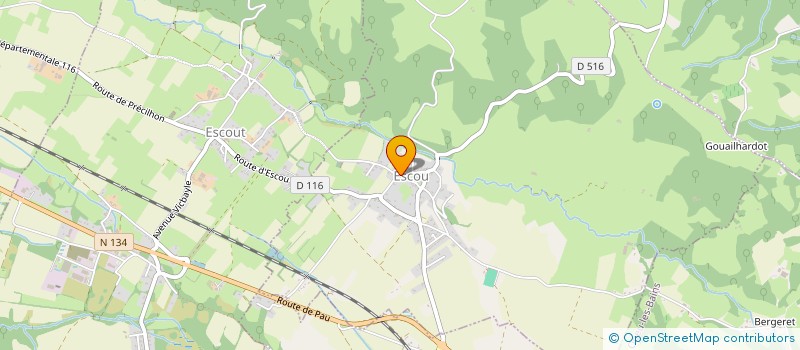 localisation de l'entreprise MADAME EMMA LIONS  ESCOU