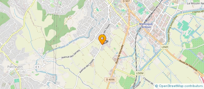 localisation de l'entreprise MADAME EMMA-LISA BENKACHER  MANOSQUE