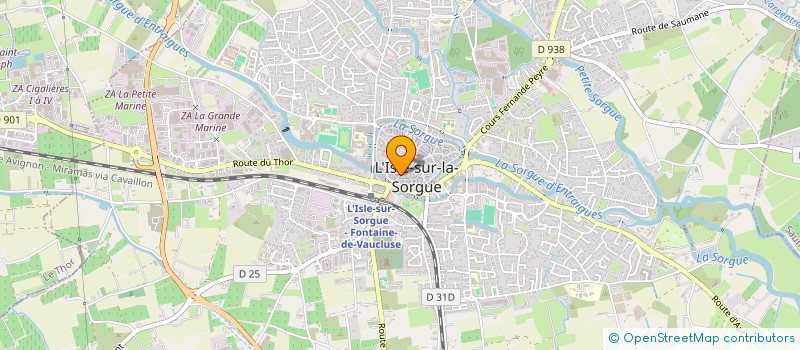 localisation de l'entreprise MADAME EMMA LOUISE MAWDSLEY  L'ISLE-SUR-LA-SORGUE