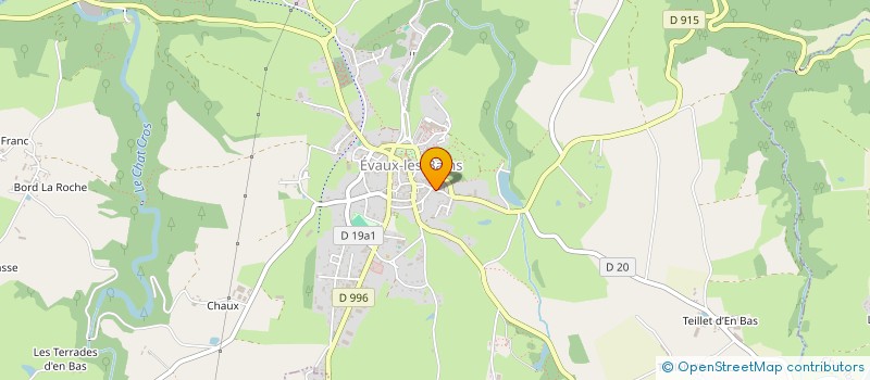 localisation de l'entreprise MADAME EMMA MACAULAY à EVAUX-LES-BAINS