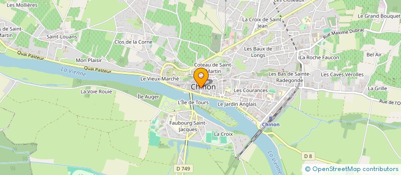 localisation de l'entreprise MADAME EMMA MACKAY  CHINON