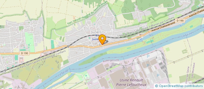 localisation de l'entreprise MADAME EMMA MARTEL  JUZIERS