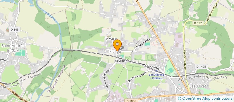 localisation de l'entreprise MADAME EMMA MARTINATO  LES ABRETS-EN-DAUPHINE