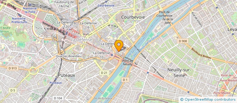 localisation de l'entreprise MADAME EMMA MARTINEZ à COURBEVOIE