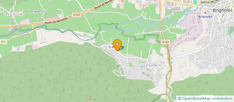 localisation de l'entreprise MADAME EMMA MARTINS  LA CELLE