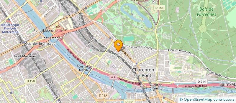 localisation de l'entreprise MADAME EMMA MARUANI  CHARENTON-LE-PONT