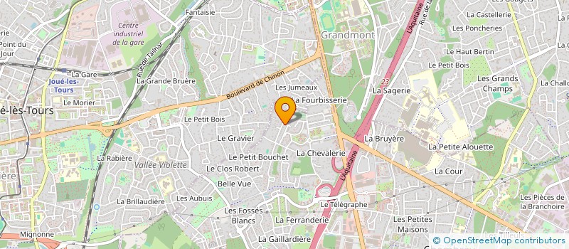 localisation de l'entreprise MADAME EMMA MAZELLA  CHAMBRAY-LES-TOURS