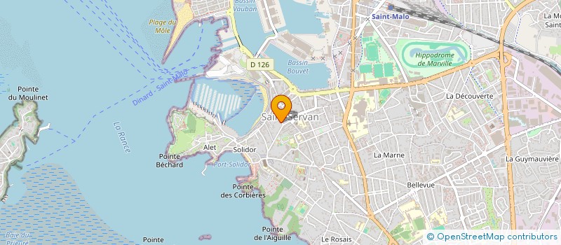 localisation de l'entreprise MADAME EMMA MCCAW  SAINT-MALO