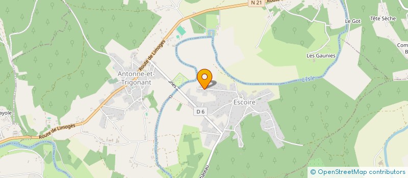 localisation de l'entreprise MADAME EMMA MERIGUET  ESCOIRE