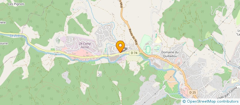 localisation de l'entreprise MADAME EMMA MILHE  VALENCE-SUR-BAISE