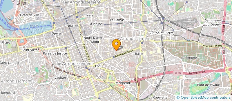 localisation de l'entreprise MADAME EMMA MILLON à MARSEILLE 5