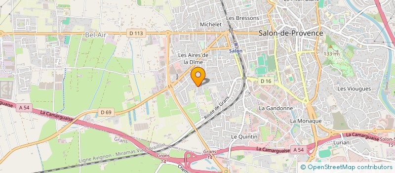 localisation de l'entreprise MADAME EMMA MIQUELAJAUREGUI  SALON-DE-PROVENCE