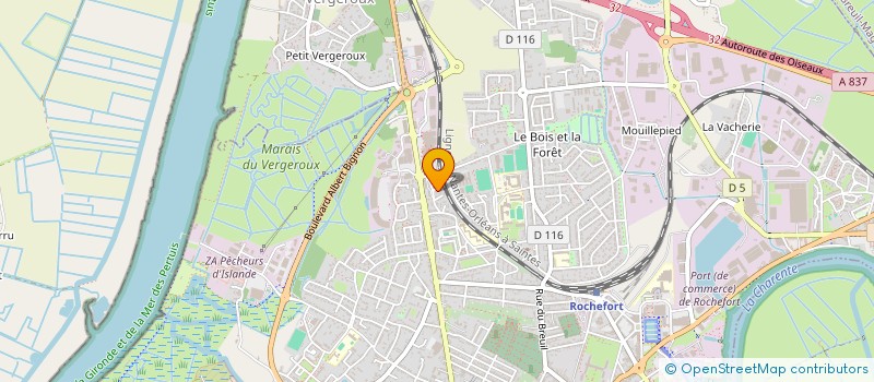 localisation de l'entreprise MADAME EMMA MKRTCHYAN  ROCHEFORT