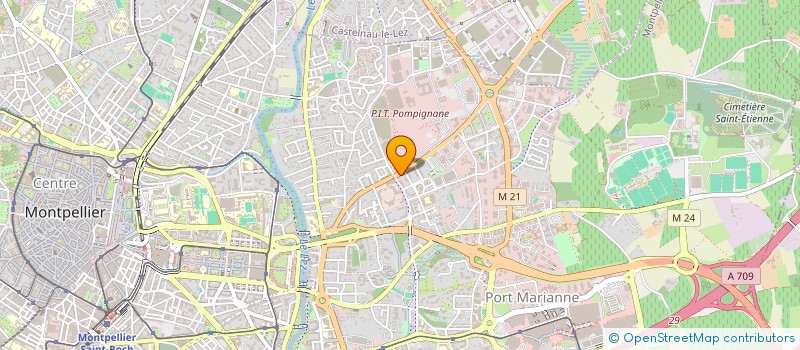 localisation de l'entreprise MADAME EMMA MONTFORT à MONTPELLIER