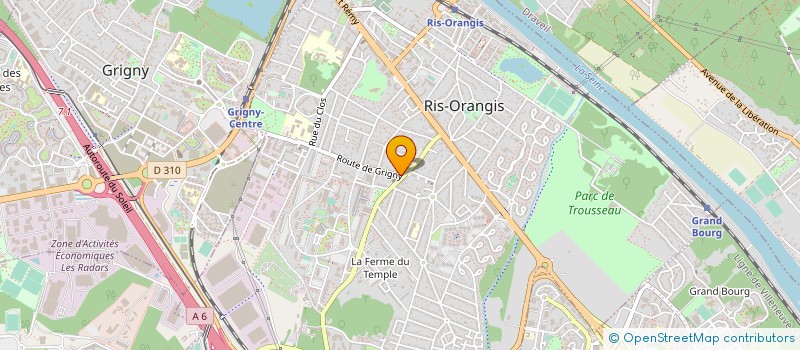 localisation de l'entreprise MADAME EMMA MONTHUS  RIS-ORANGIS