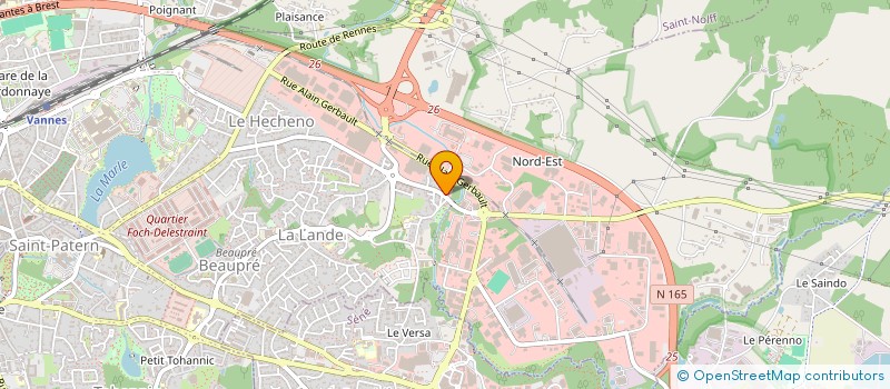 localisation de l'entreprise MADAME EMMA MORLET à VANNES