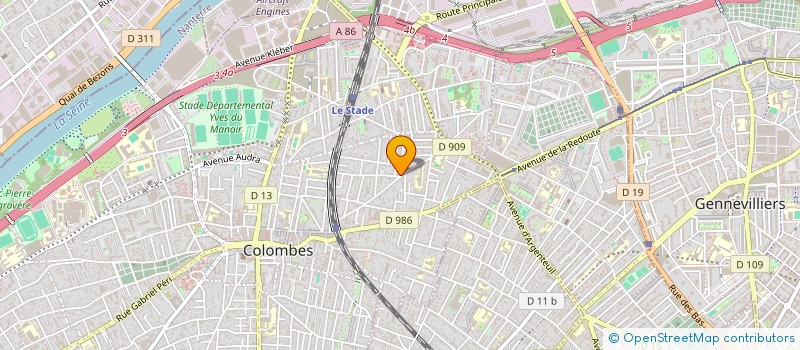 localisation de l'entreprise MADAME EMMA MURGOITIO à COLOMBES
