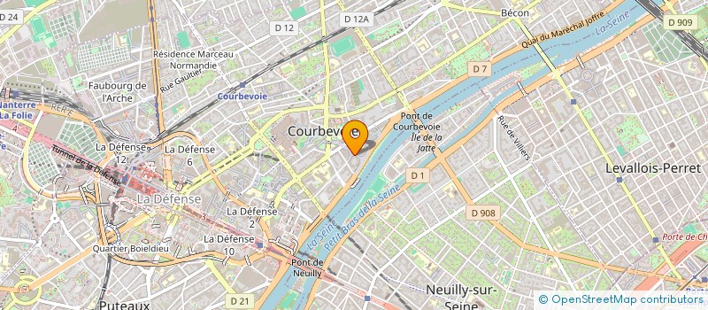localisation de l'entreprise MADAME EMMA NEAU à COURBEVOIE