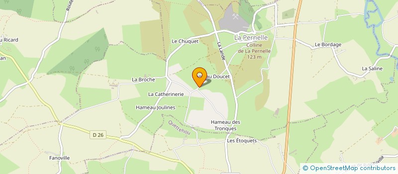 localisation de l'entreprise MADAME EMMA NEWTON  LA PERNELLE