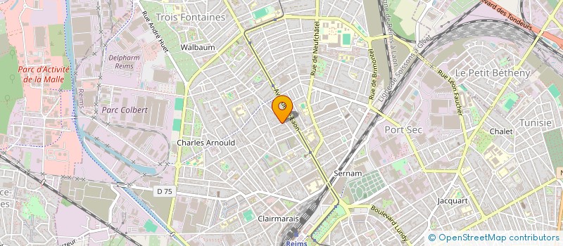 localisation de l'entreprise MADAME EMMA NORBERT  REIMS