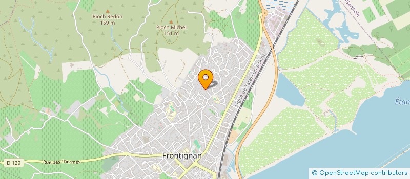 localisation de l'entreprise MADAME EMMA NOUVION à FRONTIGNAN