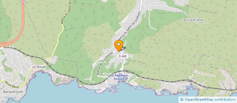 localisation de l'entreprise MADAME EMMA OBERTO  ENSUES-LA-REDONNE