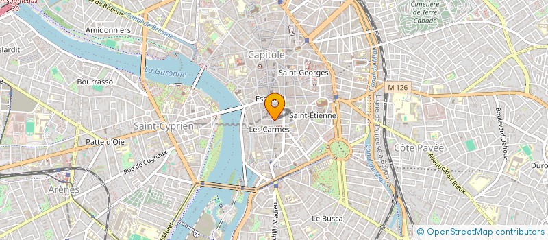 localisation de l'entreprise MADAME EMMA OUACHE  TOULOUSE