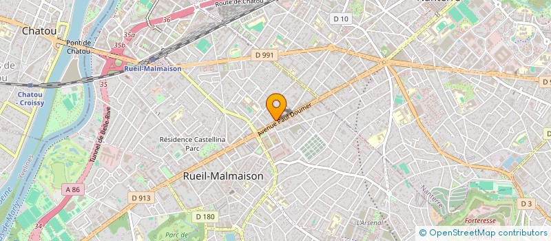 localisation de l'entreprise MADAME EMMA PACOURET à RUEIL-MALMAISON