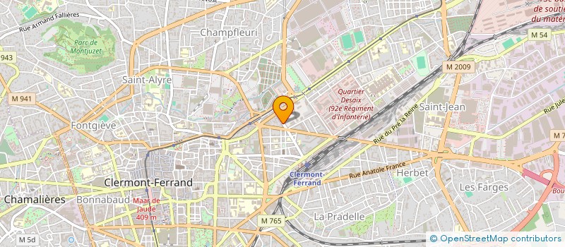 localisation de l'entreprise MADAME EMMA PAGEAUT  CLERMONT-FERRAND