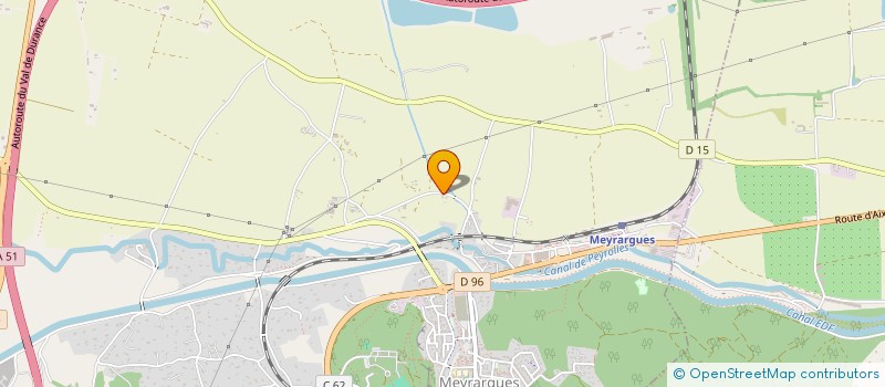 localisation de l'entreprise MADAME EMMA PASERI  MEYRARGUES