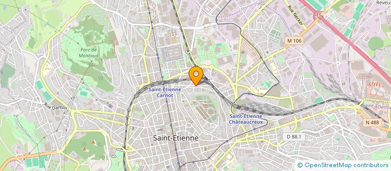 localisation de l'entreprise MADAME EMMA PASQUET  SAINT-ETIENNE