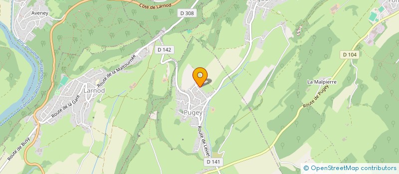 localisation de l'entreprise MADAME EMMA PASTEUR  PUGEY